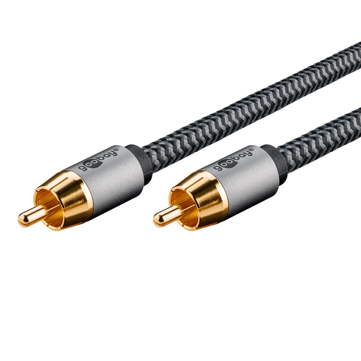 Goobay Mono Subwooferkabel RCA hann til RCA hann - 3m