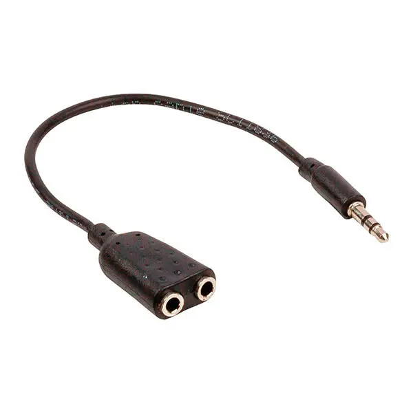Nedis Minijack Splitterkabel (Slim) - 20 cm