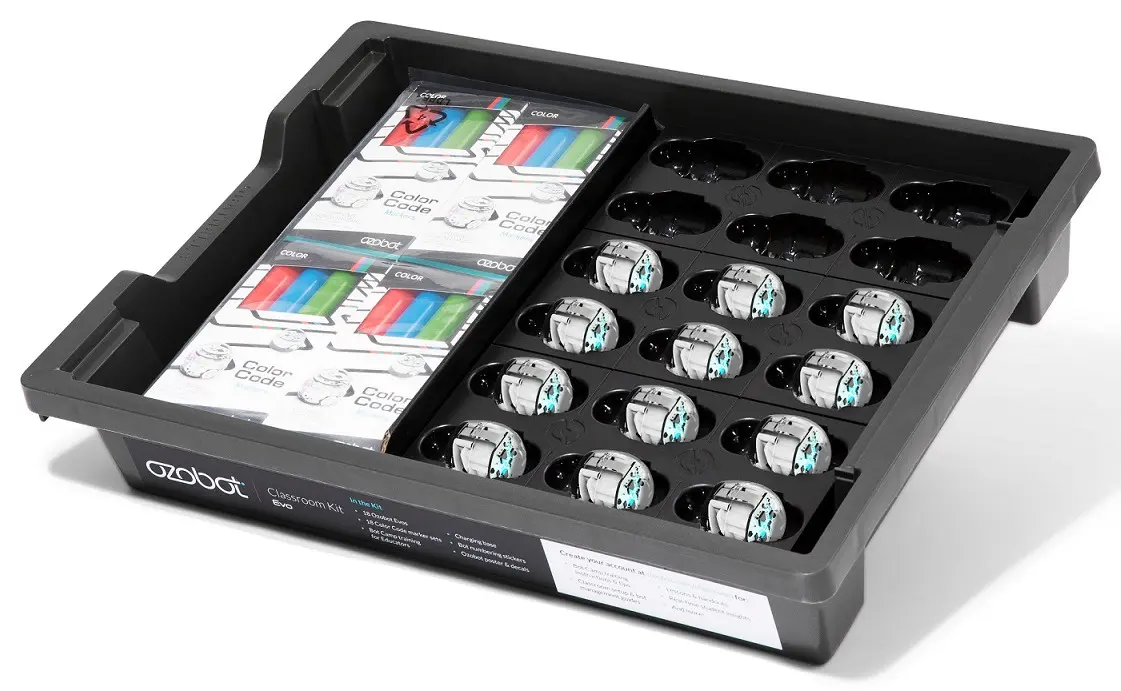 Ozobot MINT Bit+ Programmeringsroboter (Klassesett) - 3,5 cm, Mini-USB - 12 stk