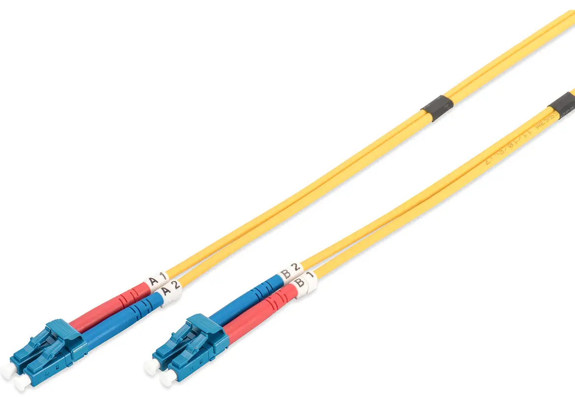 DIGITUS Fiberkabel OS2 LC-LC Singlemode Duplex 2m