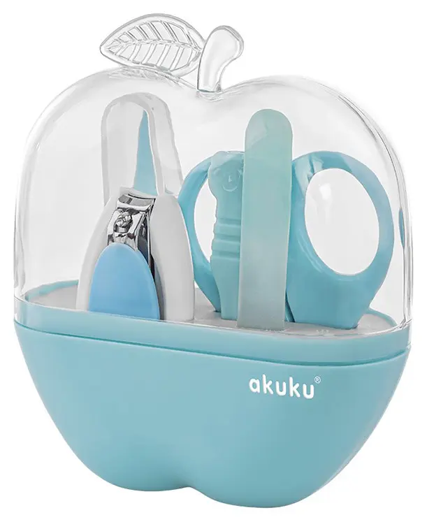 Akuku Baby Hygiene Sett, Epleetui - Blå