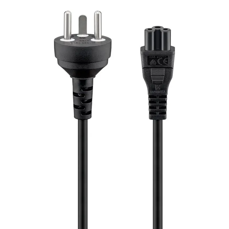 Goobay Mickey Mouse-kabel med jord, 2 m