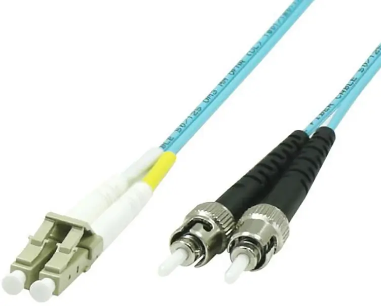 MicroConnect Fiberkabel LC/UPC-ST/UPC OM3 Duplex 1m
