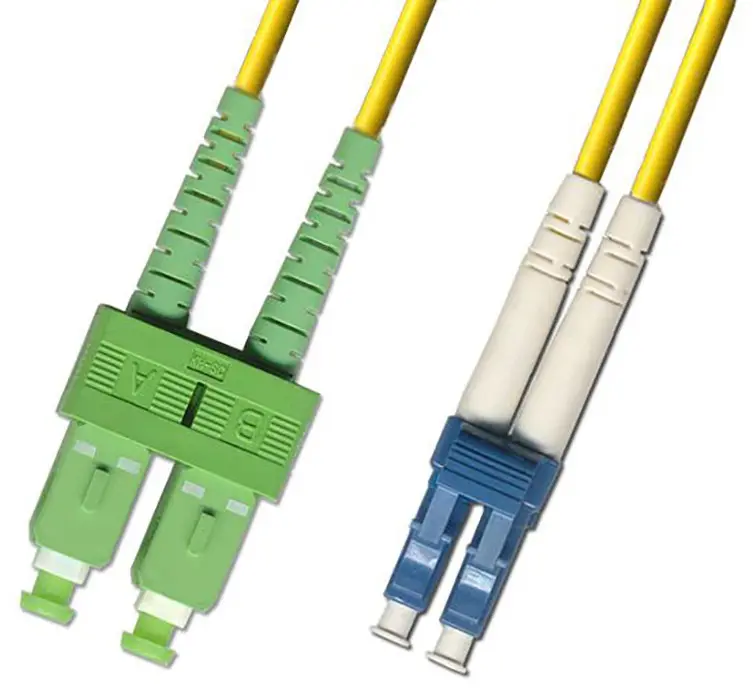 MicroConnect Fiberkabel SC/APC til LC/UPC - OS2, Duplex - 1m