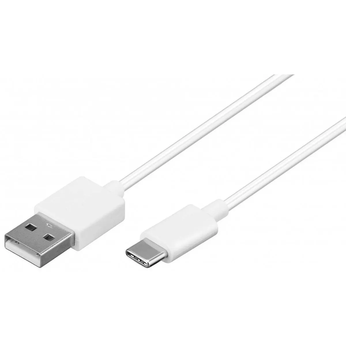 Goobay USB-C til USB-A kabel 1m, hvit