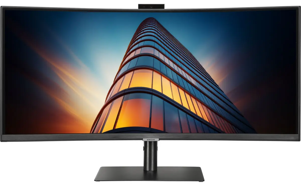 Samsung ViewFinity S6 S65VC Curved PC-skjerm - 34", 3440x1440, Sort