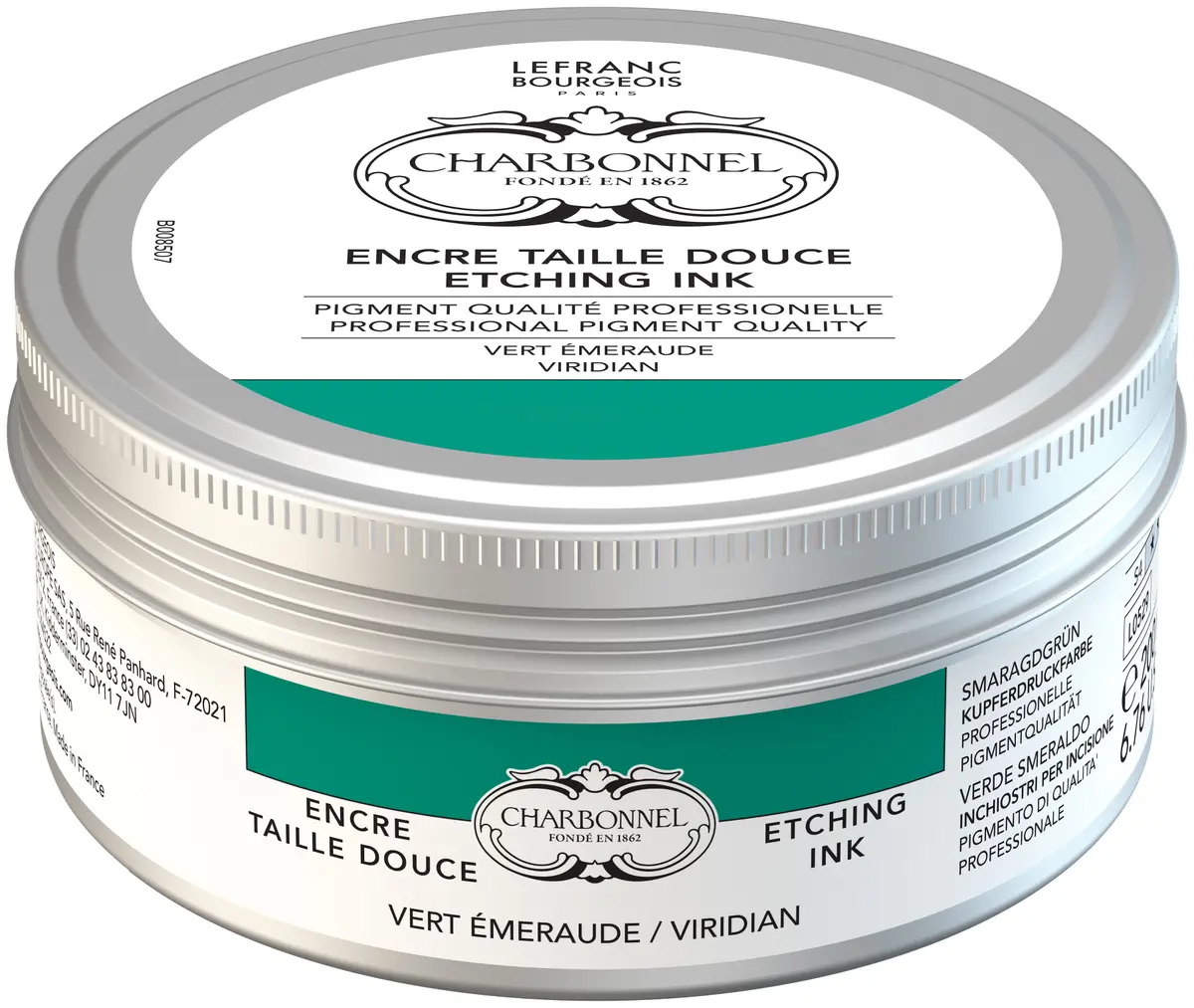 LB Charbonnel Trykksverte - 200ml - Emerald Green/529