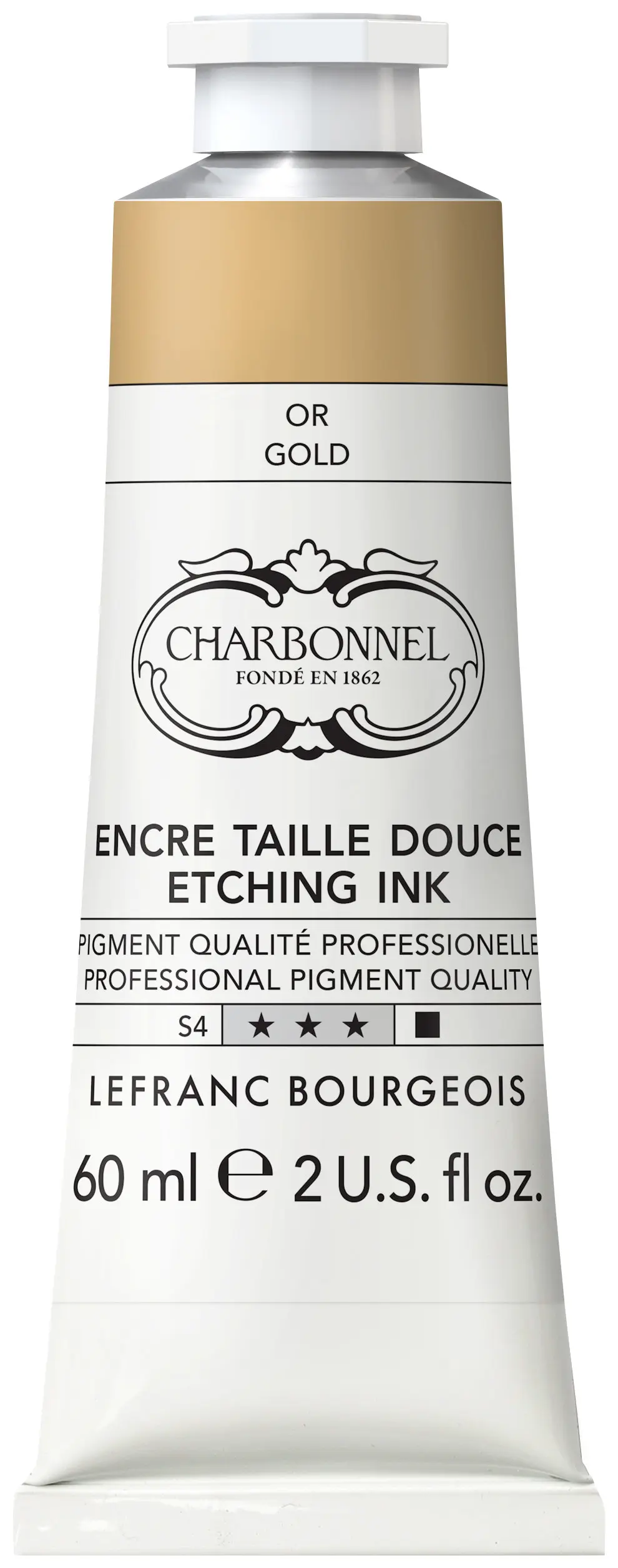 LB Charbonnel Charbonnell Etsetrykk-sverte - 60ml - Gull/700