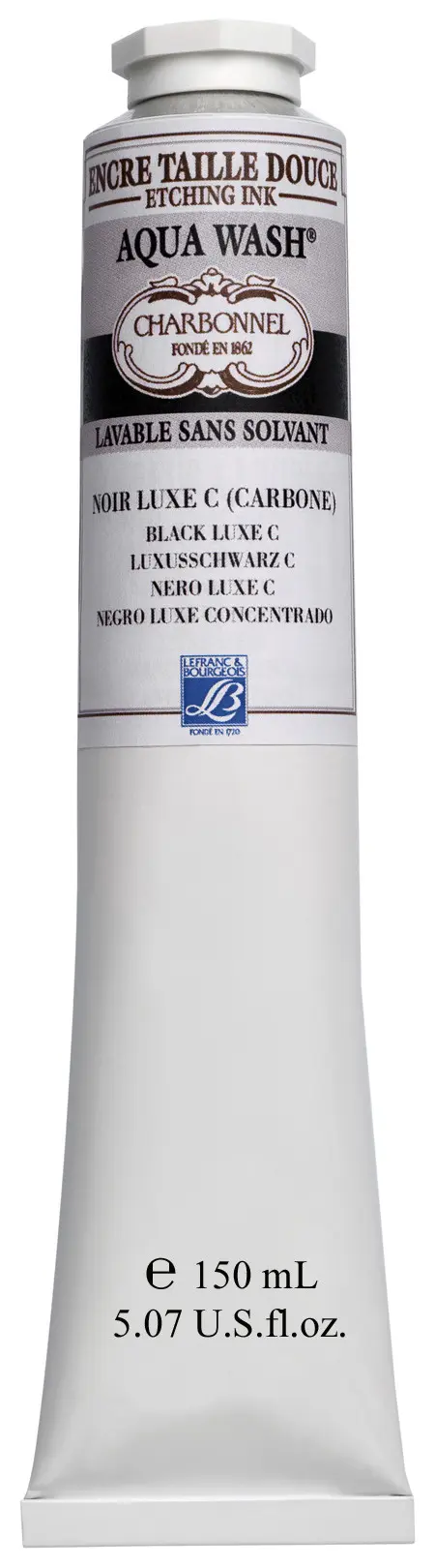 LB Charbonnel Vaskbart Blekk - 150ml - Carbon Black