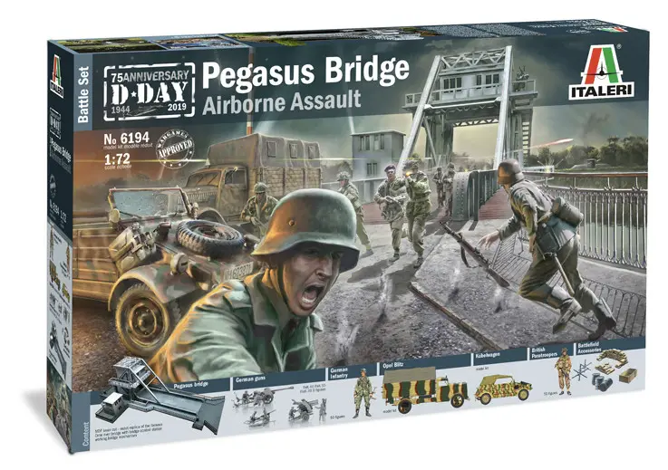 Italeri Pegasus Bridge D-DAG Modellbro - 1:72