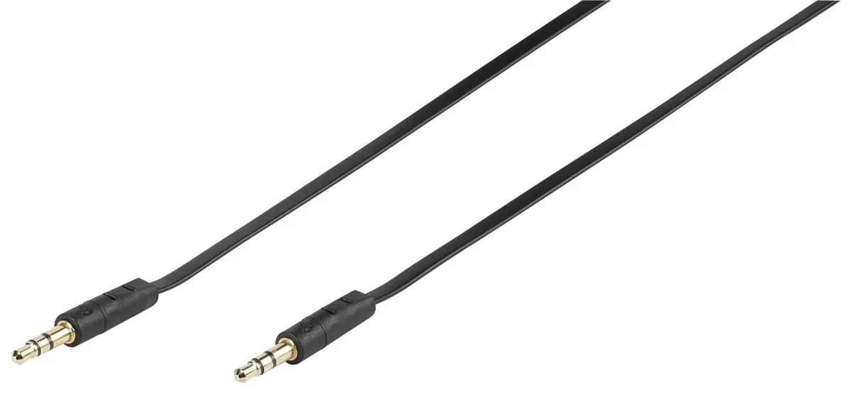 Vivanco 46/10 lydkabel 3,5mm minijack 0,5m (sort)