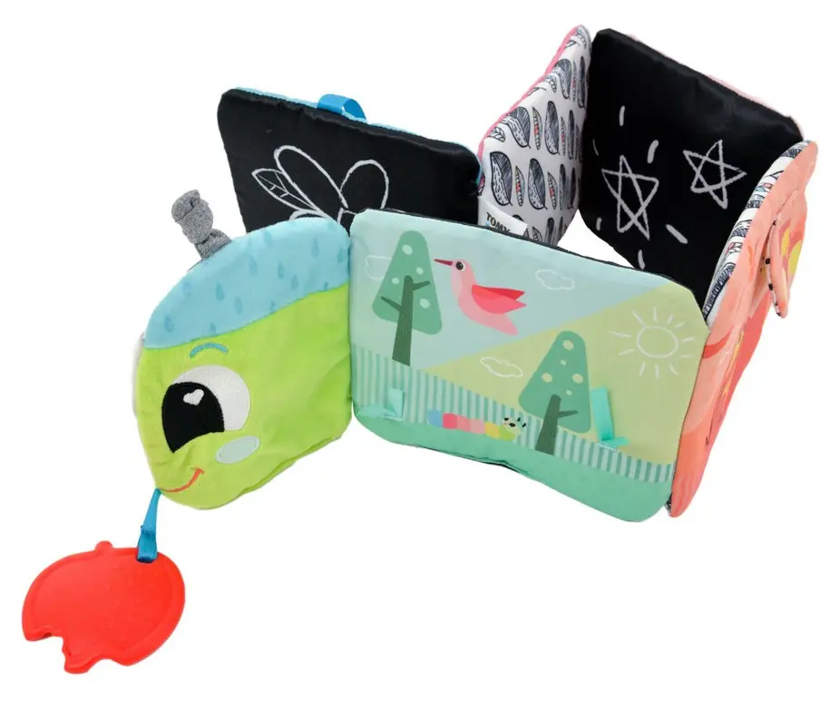 Lamaze Brettbar Kålorm-bok til Baby - 6+ Mnd