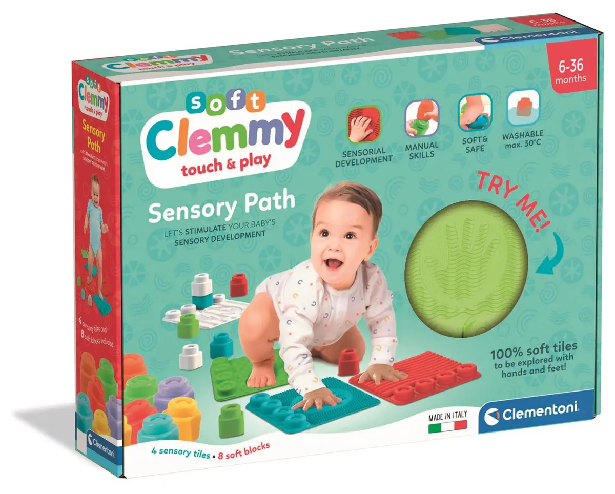 Clementoni Soft Clemmy Sensoriske Lekematter til Baby - 6+ måneder