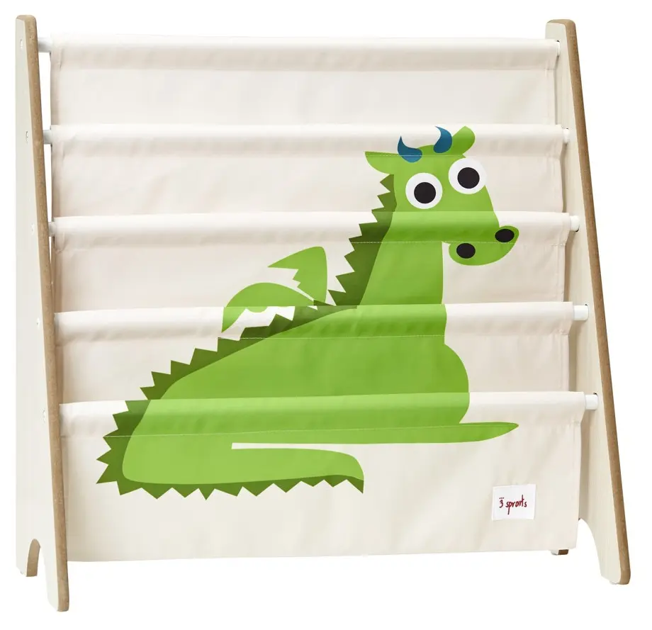 3 Sprouts Magasinholder til Barn - 4 lommer - Beige
