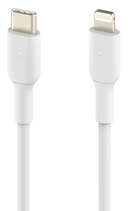 Belkin USB-C til Lightning-kabel 2m – Hvit