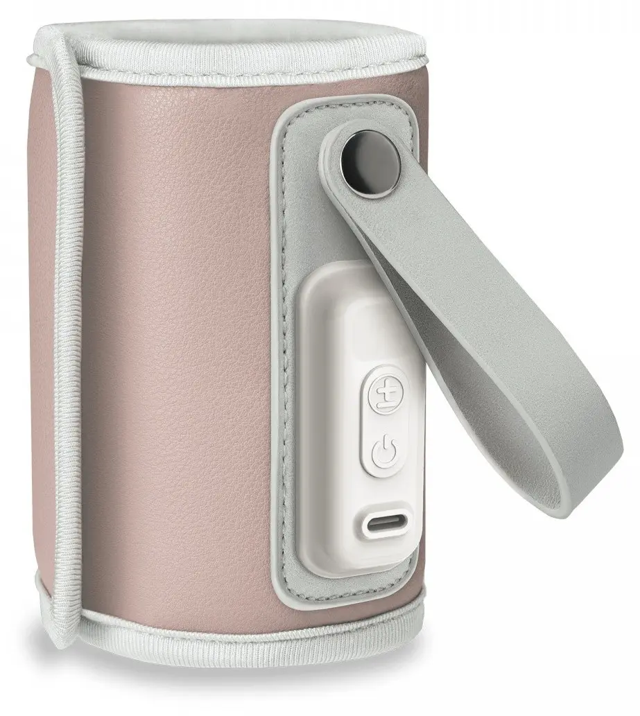 Lionelo Thermup Go Flaskevarmer til Baby - Rosa (USB-drevet)