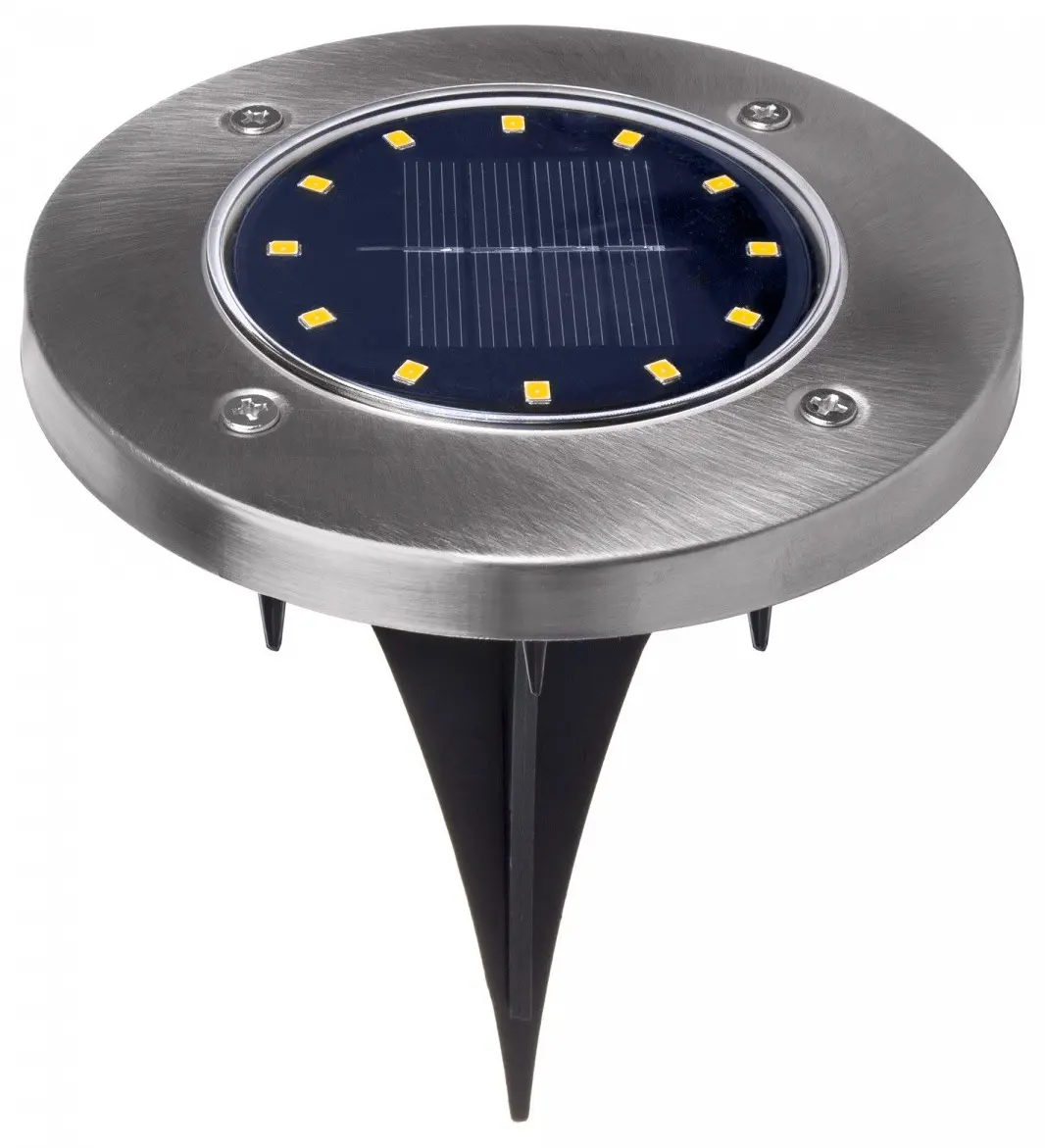 Maclean MCE318 Solcelle LED-lampe for utendørs bruk, IP44, 12 SMD (4000K)