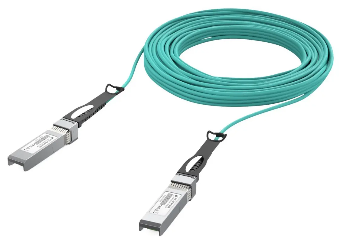 Ubiquiti UACC-AOC-SFP28 InfiniBand og fiberoptisk kabel - 20m - Turkis