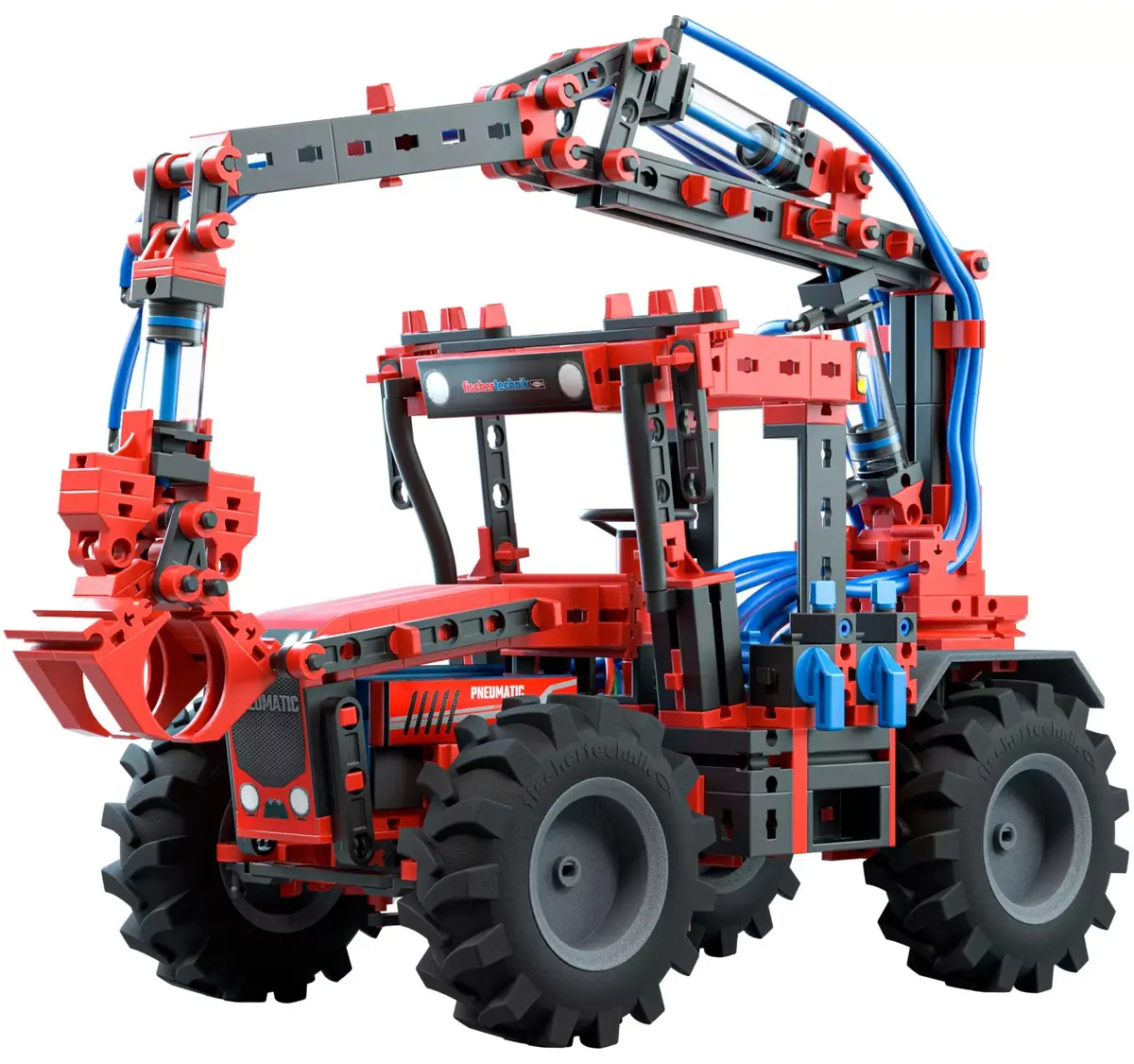 Fischertechnik Strong Pneumatics byggesett - 6 modeller - 660 deler