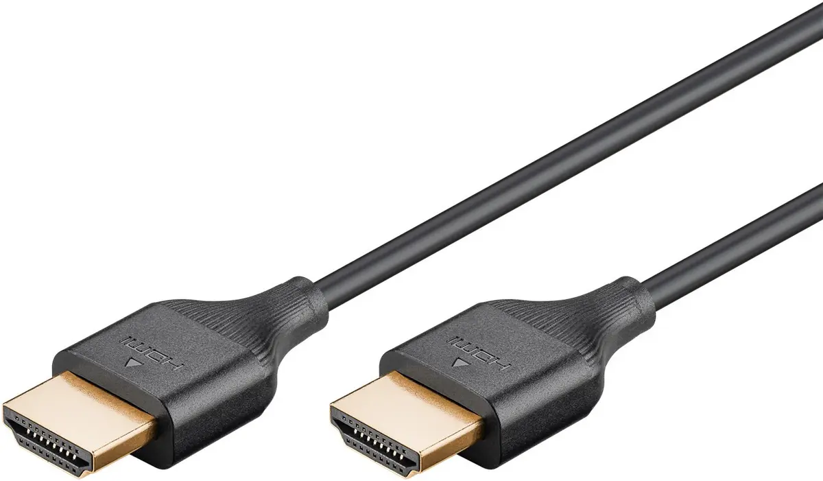 Goobay Slim HDMI-kabel med Ethernet - 0,5 m