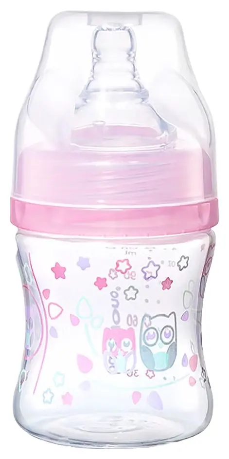 BabyOno Anti-kolikk Tåteflaske 120ml - Rosa