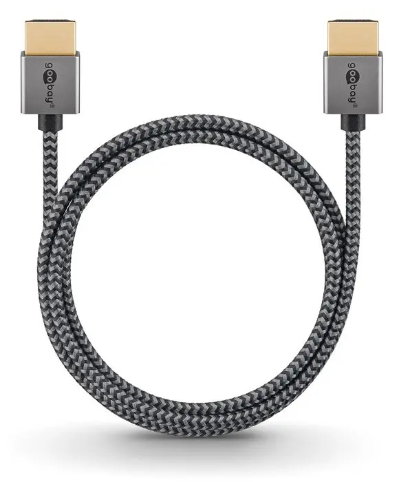 Goobay Slim Ultra High Speed HDMI-kabel 8K 60Hz 1m