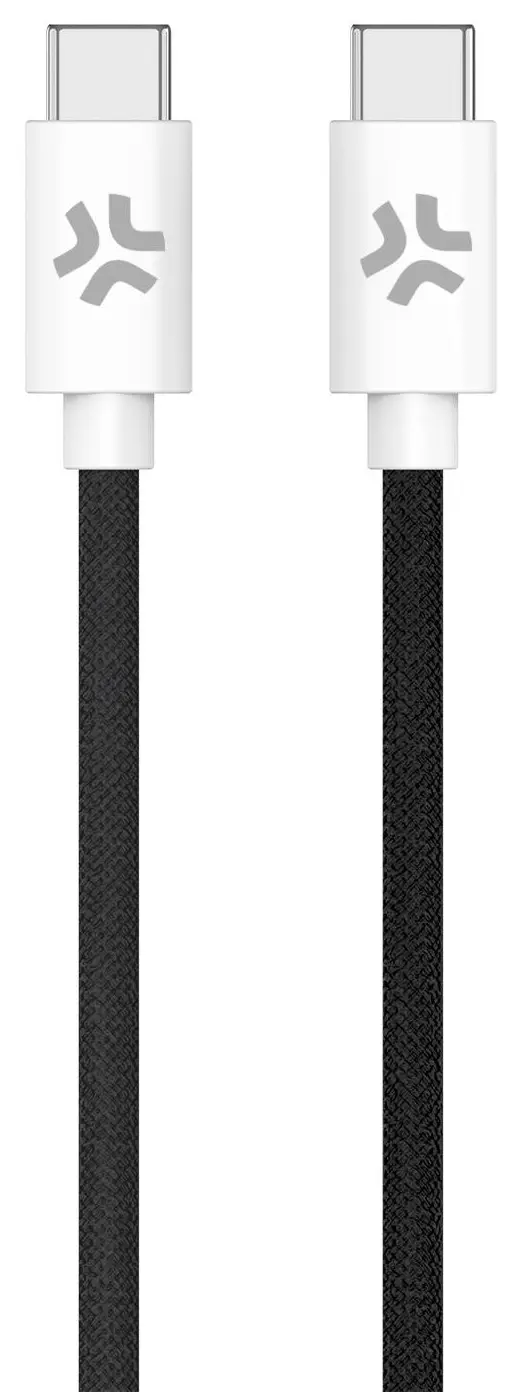 Celly USB-C til USB-C kabel, 60W, 1,5 m, svart
