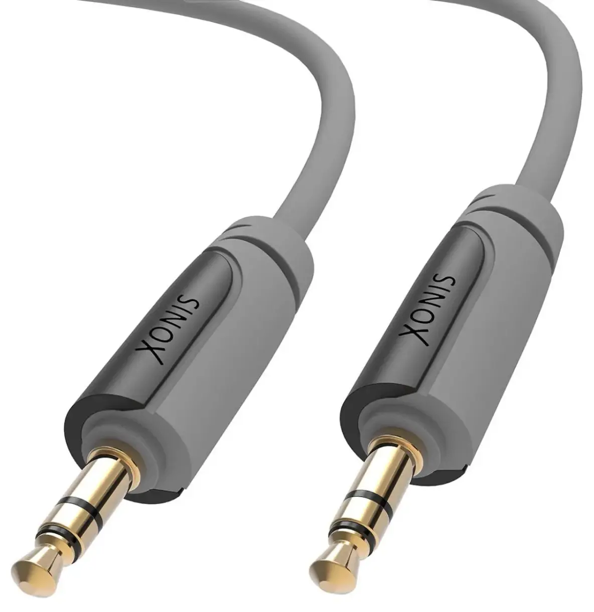 Sinox SXA3300 Lydkabel - 0,5 m, 3,5mm - Grå