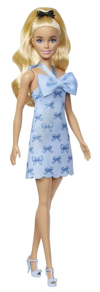 Barbie Fashionista Dukke - 3+ år - Blå Sløyfe