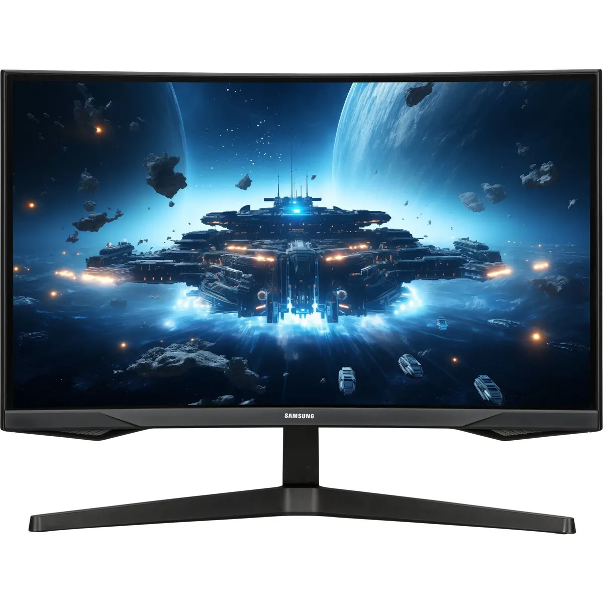 Samsung Odyssey G5 S32CG552EU 32" Buet PC-skjerm, QHD, 165Hz - Svart
