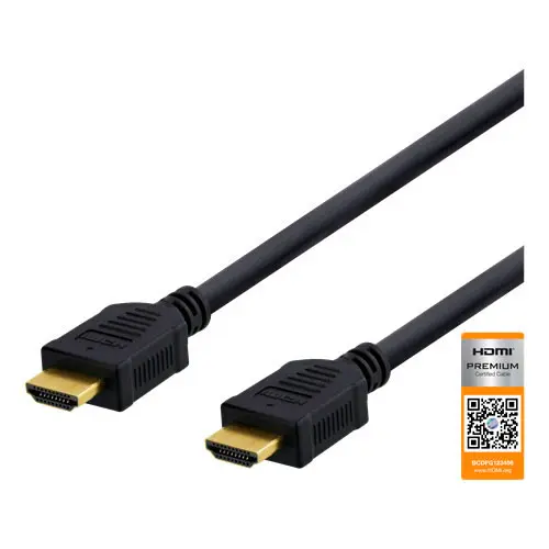 Deltaco HDMI 1.4-kabel 15m (HDMI-sertifisert, 4K)