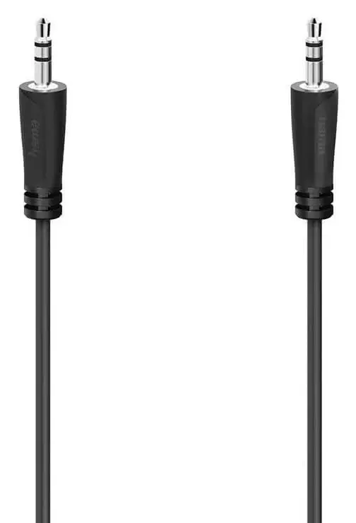 Hama GmbH 00205115 Stereo kabel 3,5mm, 3m - Svart