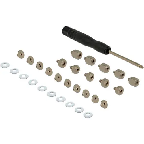DeLOCK SSD M.2 skruekit &ndash; 31 deler (skruer for M.2)