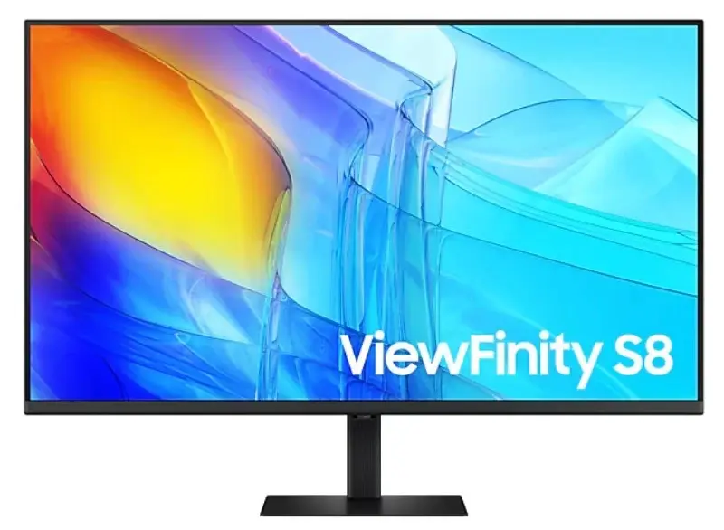 Samsung ViewFinity S8 S80D 37" 4K UHD VA PC-skjerm, 60Hz, HDR10, 5ms, 350 nits, 3000:1 – Sort