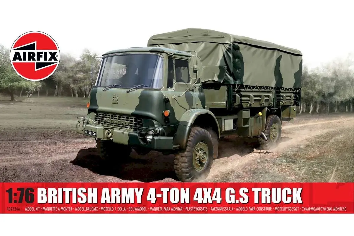 Airfix A02326A Britisk Militærlastebil Byggesett - 1:76