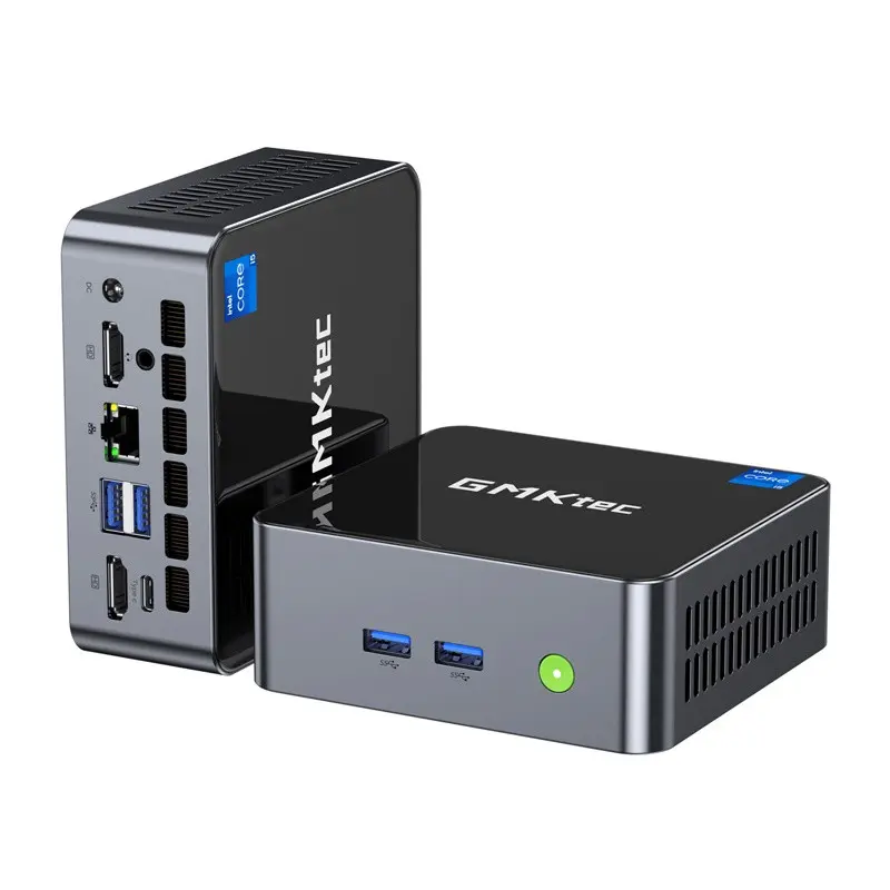 GMKtec NucBox M3 Mini-PC &ndash; Intel Core i5-12450H, 16 GB RAM, 512 GB SSD, Windows 11 Pro &ndash; Svart
