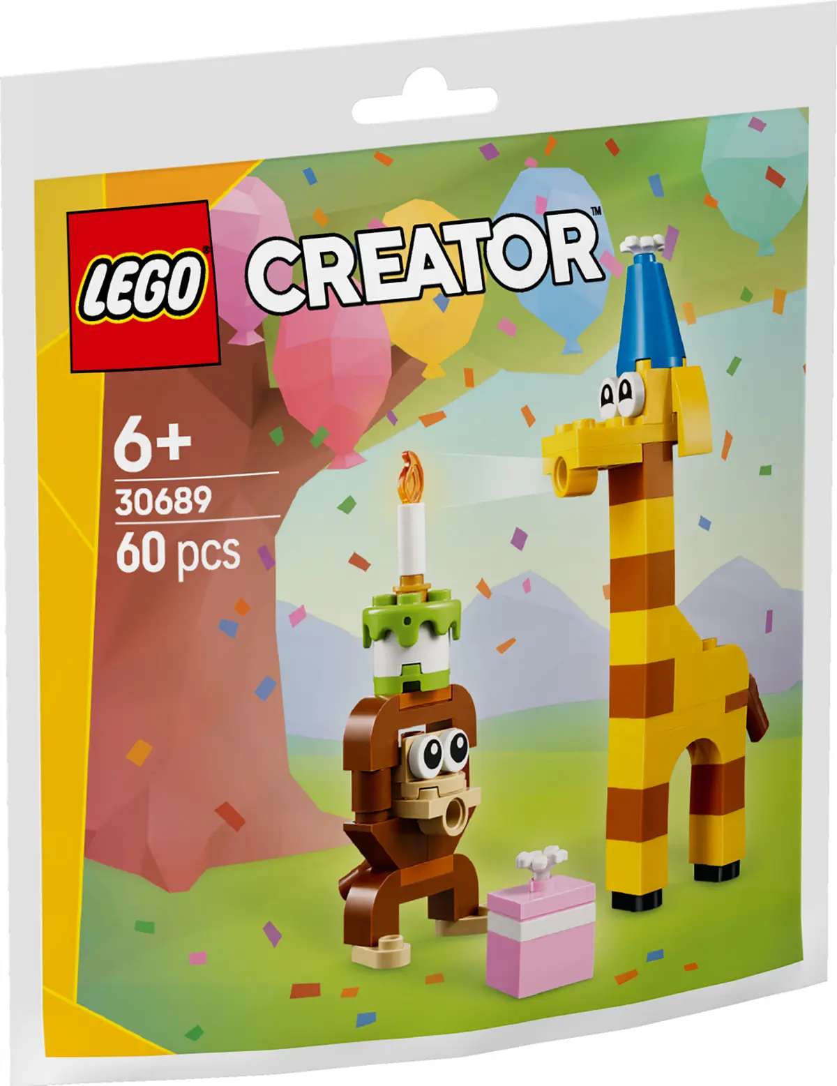 LEGO® Creator 30689 Fødselsdagsdyr - 60 Deler (6+ år)