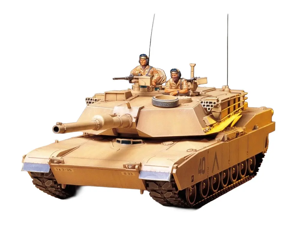 Tamiya US M1A1 Abrams Stridsvogn Byggesett - 1:35