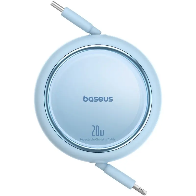 Baseus Free2Pull USB-C til Lightning kabel, 20W, Blå - 1m
