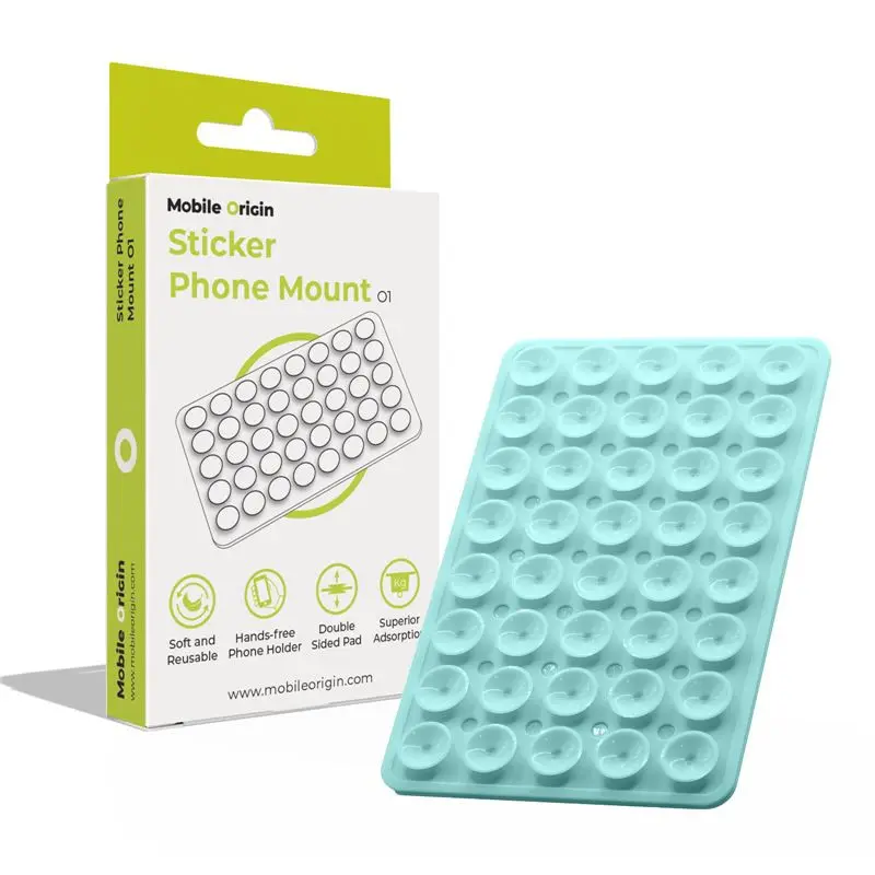 Mobile Origin Sticker O1 Mobilholder - Babyblå