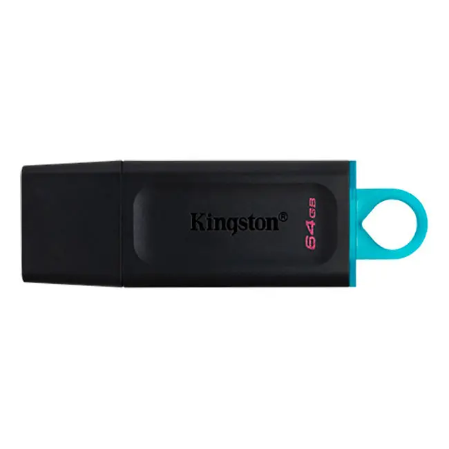 Kingston Exodia USB 3.2-minne 64GB (med hempe) Svart