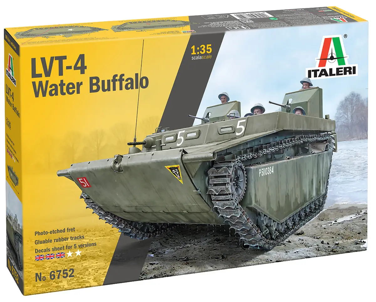 Italeri 6752 LVT-4 Water Buffalo Modellbyggesett - 1:35