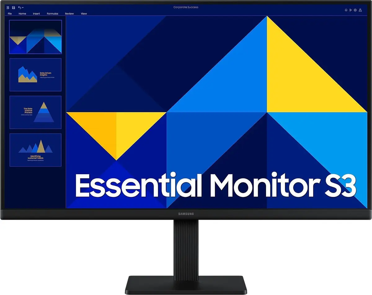 Samsung S27D304GAU PC-skjerm - 27", 1920x1080, LED, IPS, 5ms, Sort