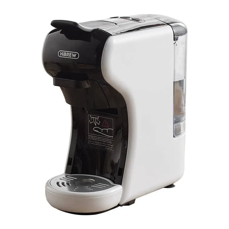HiBREW H1A kapsel kaffemaskin - 4-i-1 funksjon, 19 bar - Hvit