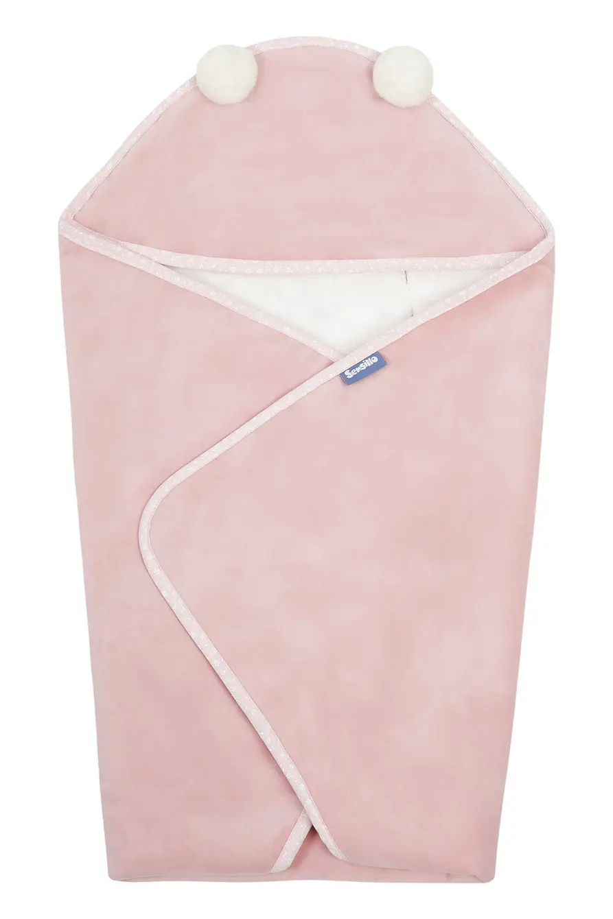 Sensillo Plys Svøpeteppe - 75x75cm - Rosa
