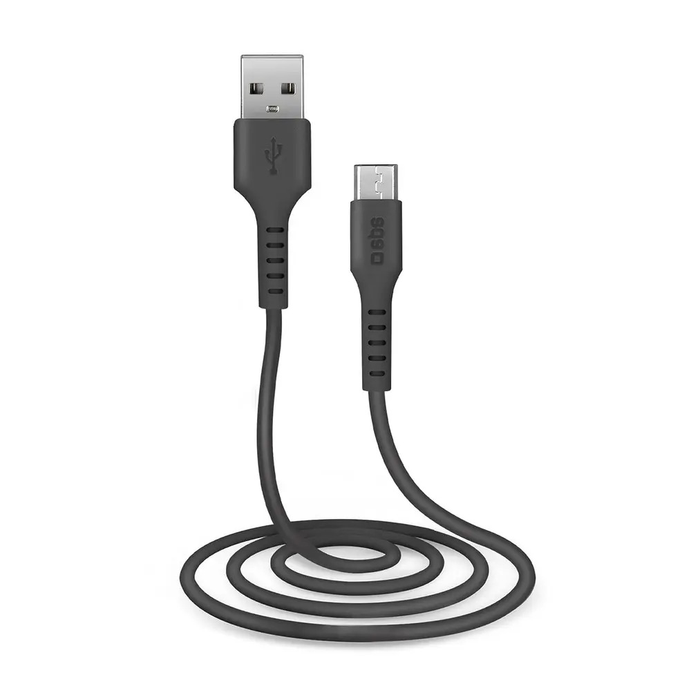 SBS LTHL200 USB-A til Micro USB-kabel - 1m - Svart