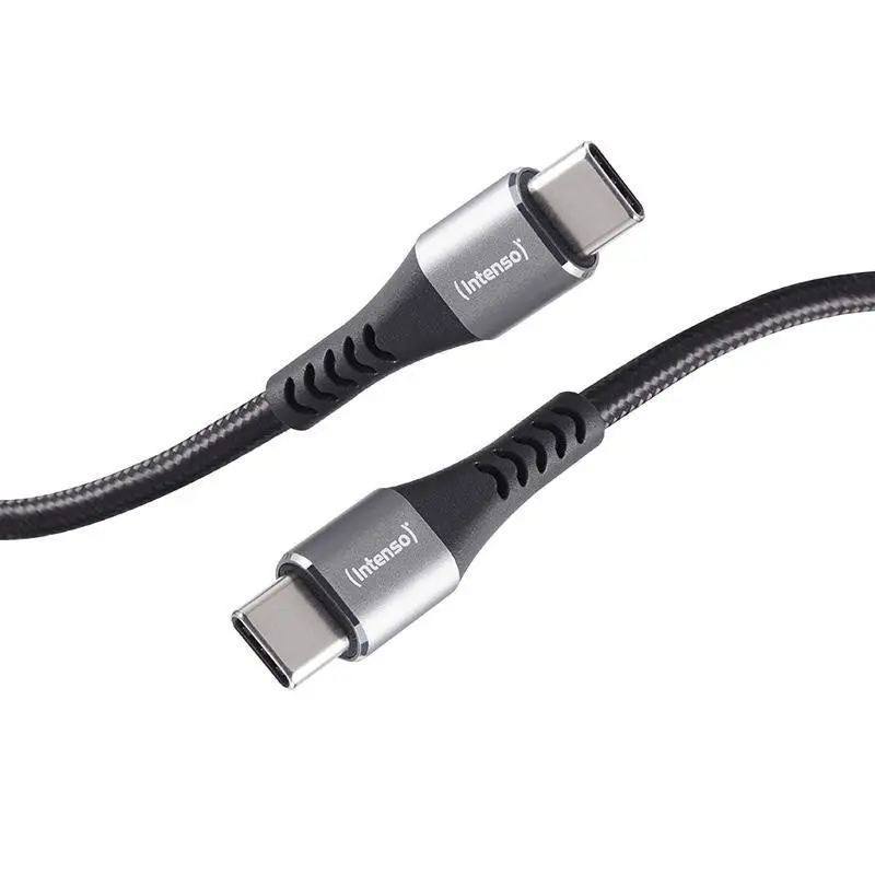 Intenso USB-C-kabel 1,5 m, 60W, 3A – Svart