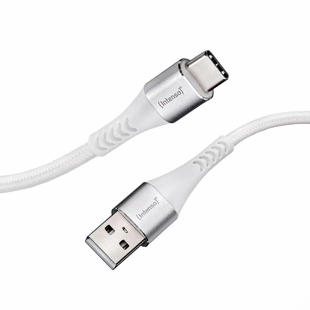 Intenso USB-A til USB-C kabel, 60W, 3A, 1.5m, hvit