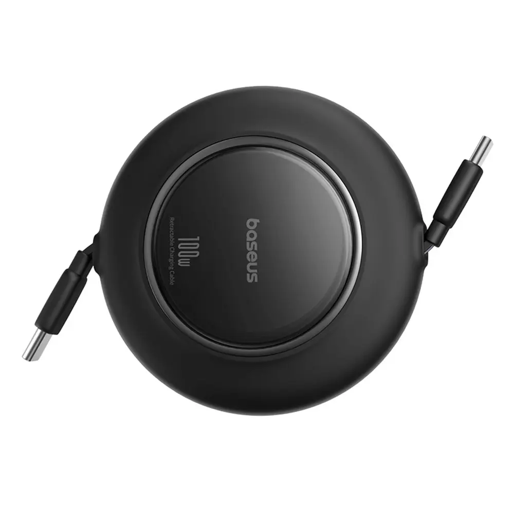 Baseus Free2Pull Mini USB-C-kabel 100W, 2m - Svart