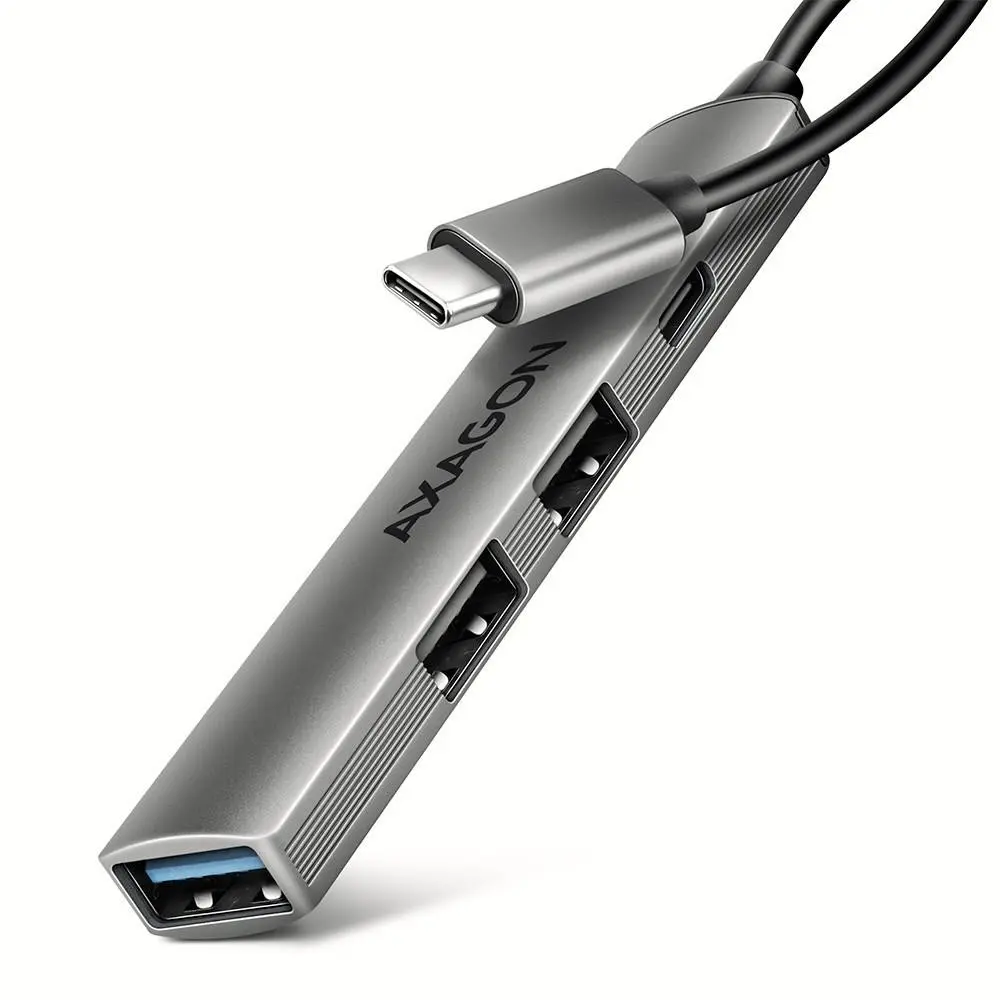 Axagon HUE-STC USB-C Hub - 3xUSB-A, USB-C, 480 Mbps, USB-C kabel 12 cm